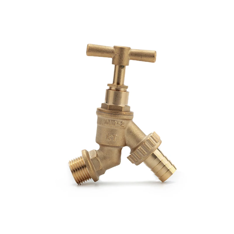 Garden Outdoor 1/2 British Copper Water Bibcock Valve Water Faucet Slow Open 4 Split Valve Water Faucet