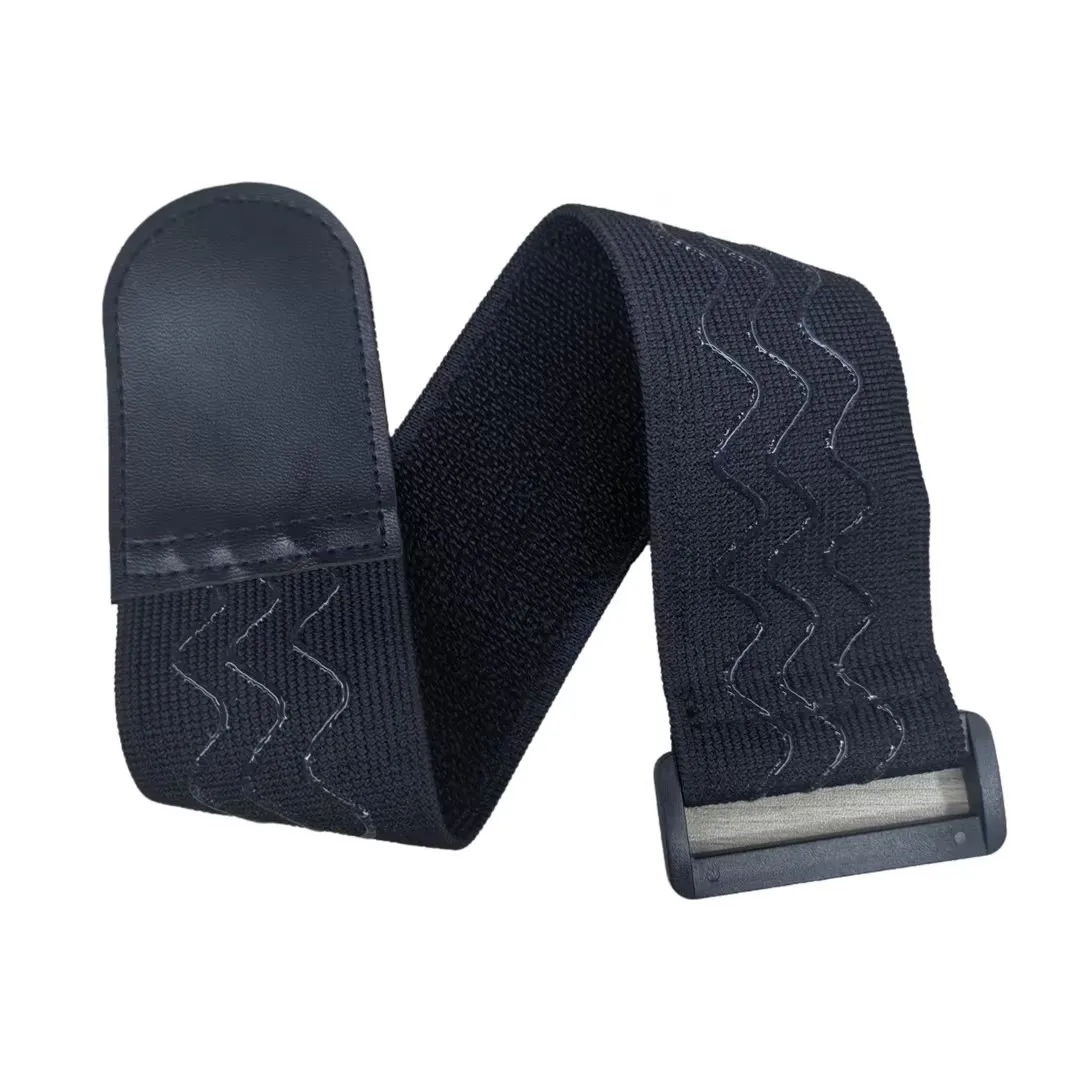 New Style Elastic Non-slip Strap Silicone Belt Elastic Sewing Buckle Hook and Loop Strap Can Be Fixed