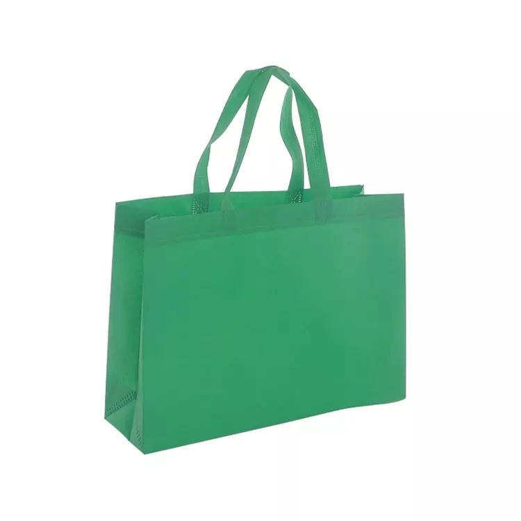 Custom luxury eco-friendly recycle non woven shopping bag with long handles