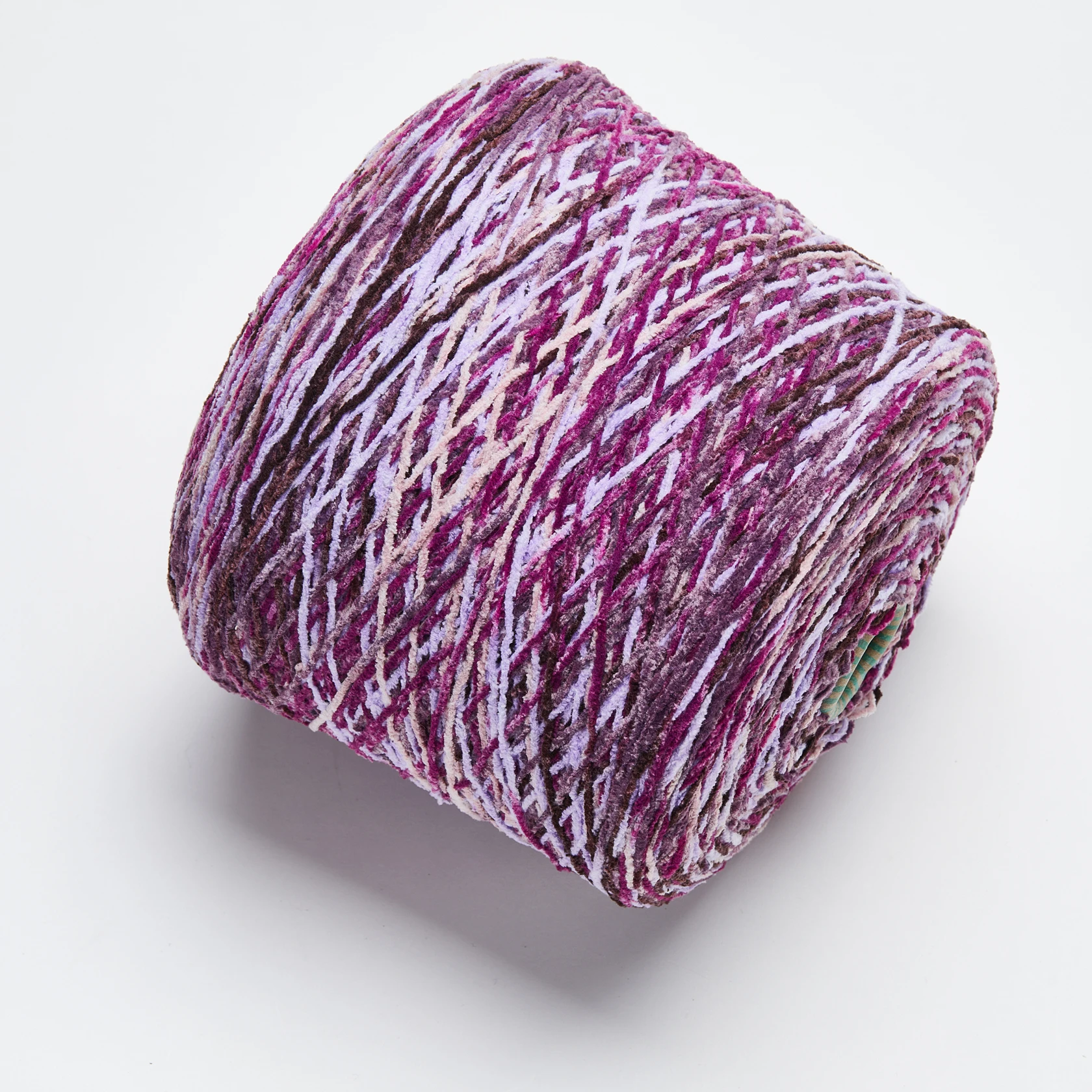 1/4.5 нм синель пряжа, космическая окрашенная гладкая синель бархатная пряжа 100% полиэстер необычная пряжа