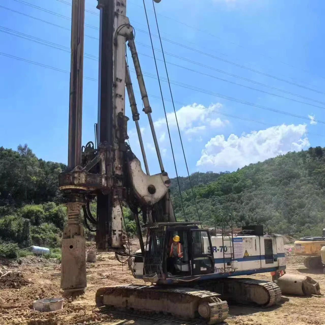 Italy-Made Used Soilmec SR-70 SR-80C Rotary Drilling Rigs Diesel Engine Core Component Motor for Construction Ore Drilling