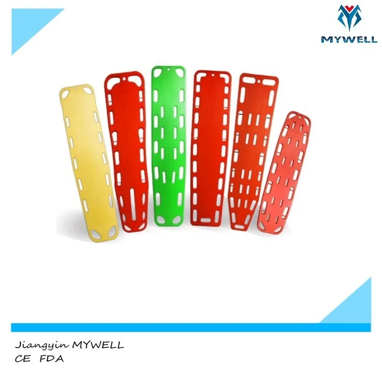 
M-J07 CE Approved Medical Emergency Plastic Trauma Spine Board Specifications First aid Stretcher 