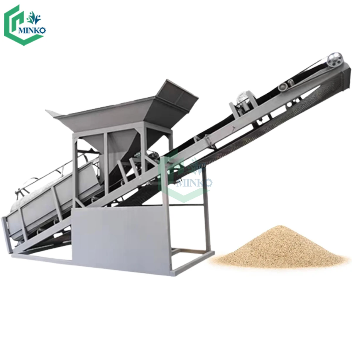 Large roller sand screening machine Linear Vibrating Screen sand and stone separator mobile sand screening machine