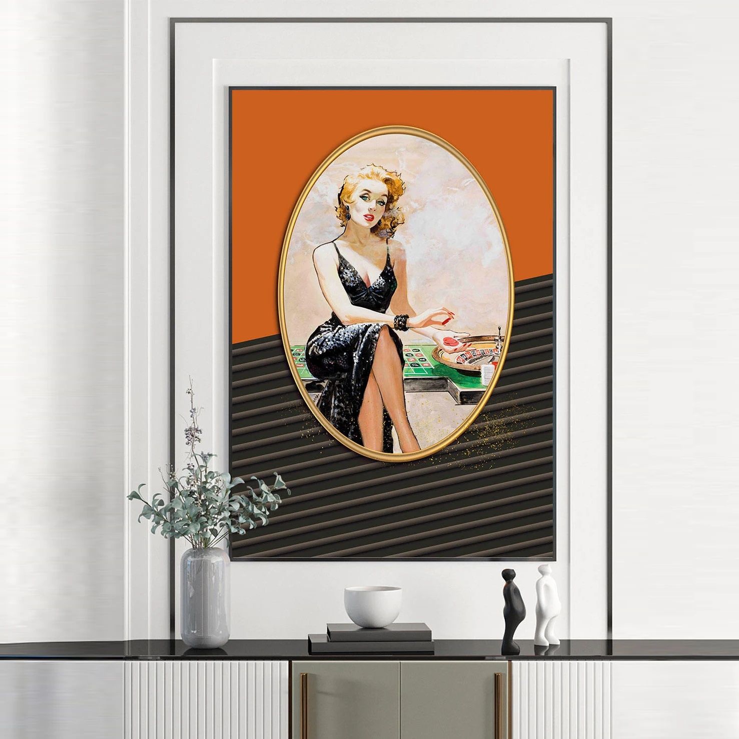 Wholesale minimalism peacock horse animal art oil painting and abstract pop artwork other painting