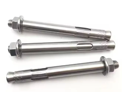 NBHC002AN High Strength Customized Carbon Steel Sleeve Anchor Bolt Yellow Zinc Plated Hot Sell Inch System Fastener Plain DIN GB