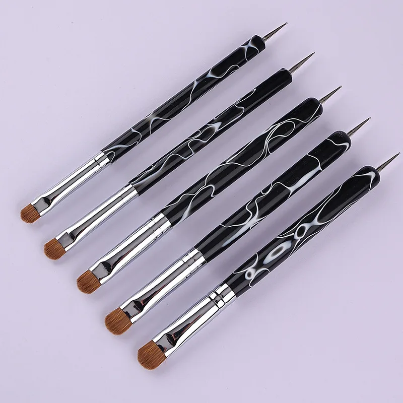 Design Nail Art Brush French & Art High-end Sable Acrylic Kolinsky Hair 12# 14# 16#