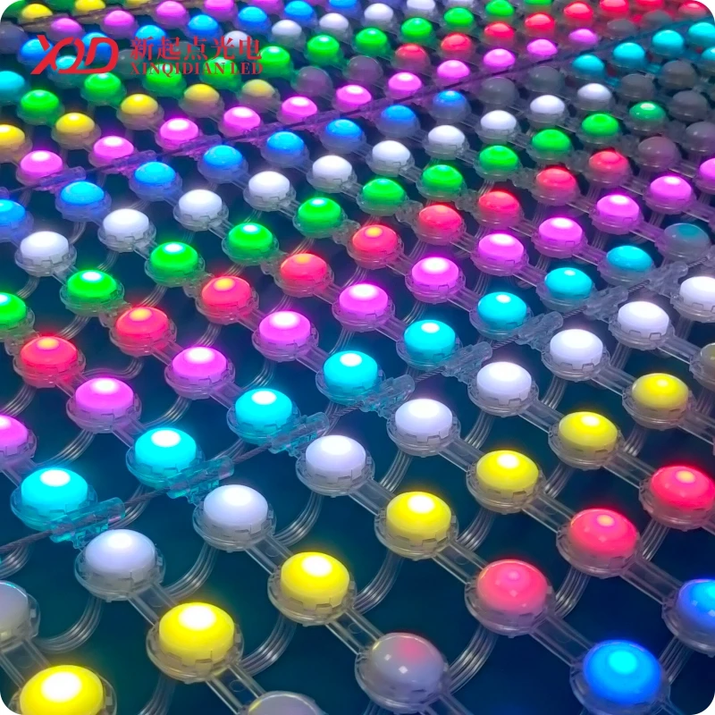 Lightweight Design Mesh LED Screen Display Easy Maintenance Flexibility For Various Screen Shapes