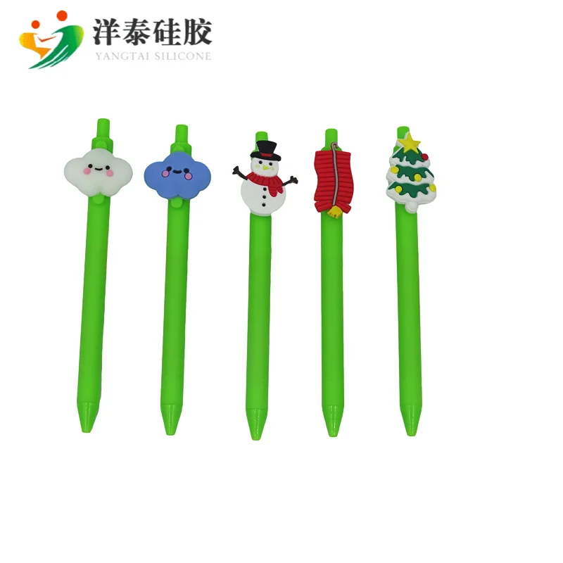 wholesale promotion ball pen with PVC character head ballpoint pen cute cartoon pen Writing width 1.0mm