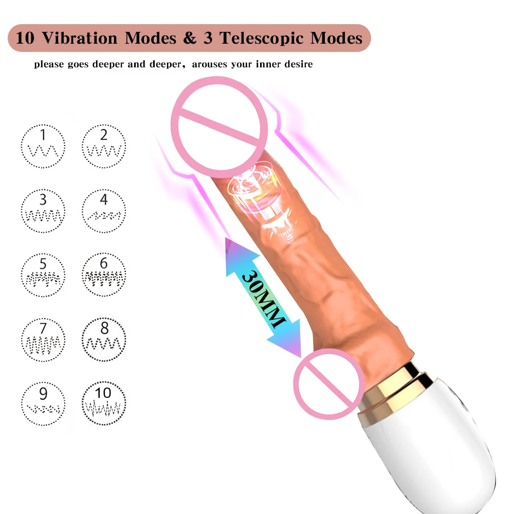 Wireless Remote Control Automatic Masturbation Pumping Gun Sex Machine Telescopic Dildo Vibrators for Women Sex Toys for Women