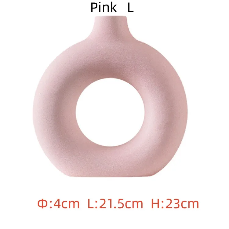 Home Decor Nordic Bouquet Wedding Decoration Porcelain Vases Artificial Plants Ceramic Flower Vases