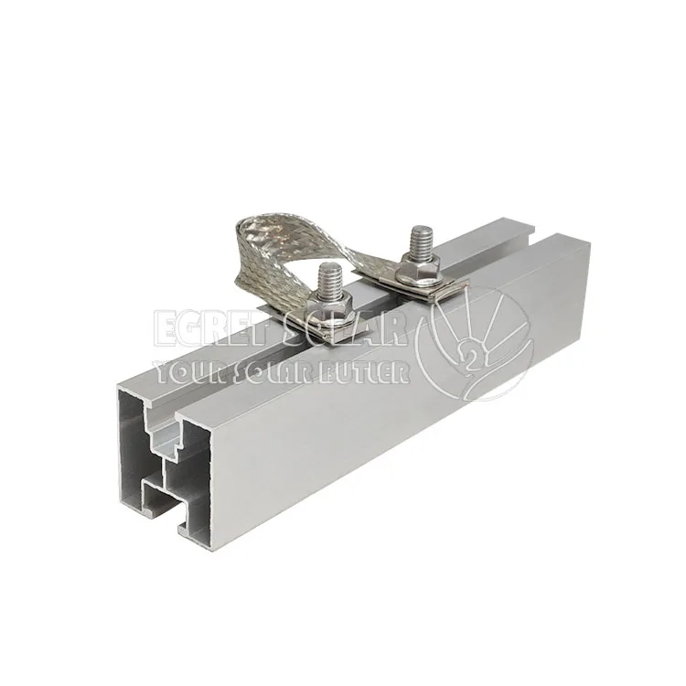 EG Solar Panel Copper And Steel Bonding Jumper Tinned Copper Static Jumper Wire Earth Bonding Strap