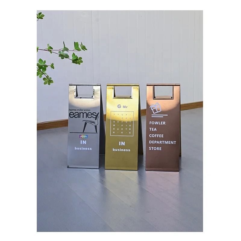 Kexian Factory Custom Stainless Steel No Parking Signs Traffic Sign Stand Warning Caution Wet Floor Sign