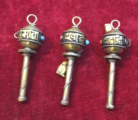 Tibetan Religious Metal Pendant