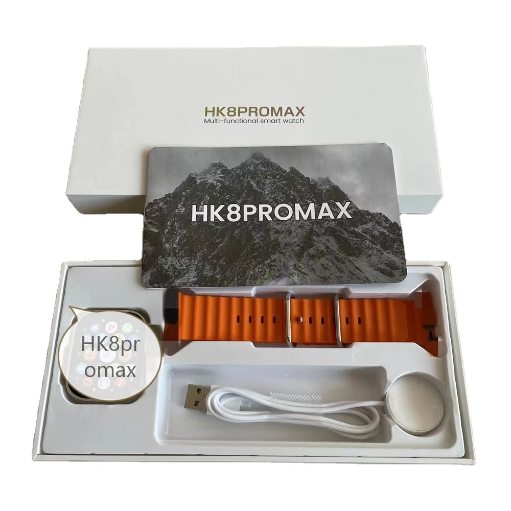 Amoled screen Hk8 pro max smart watch with compass hk 8 hk8pro hk8promax dual core chip hk8 pro max ultra smartwatch