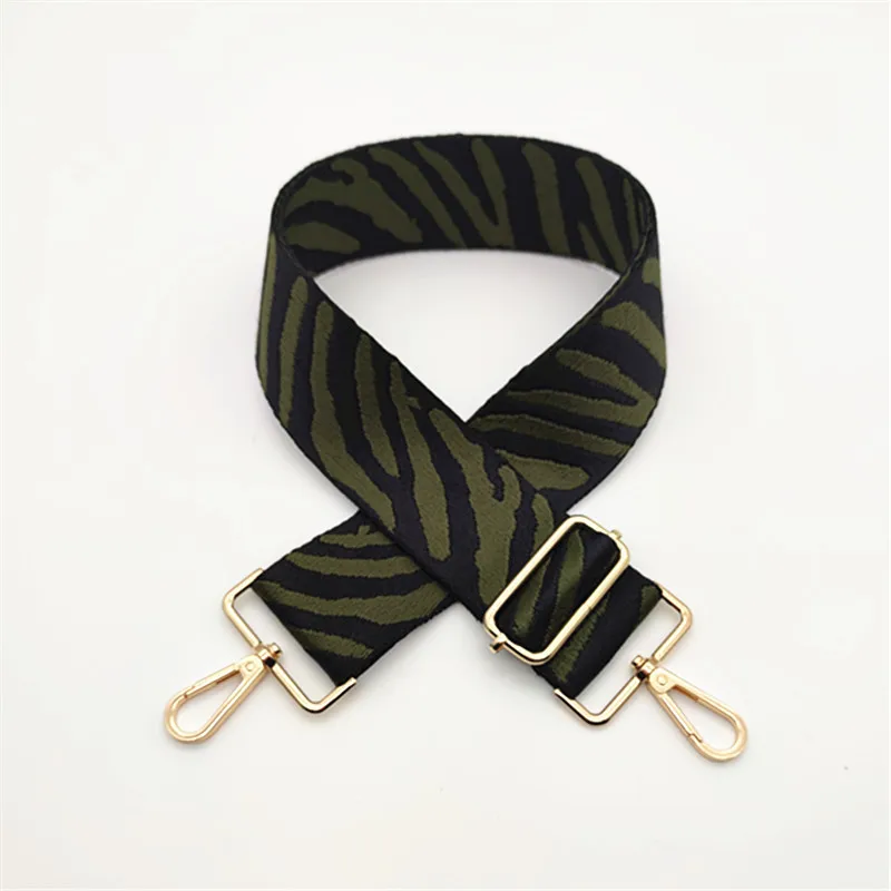 26 Colors Multicolor Crossbody Handbag Replacement Strap 5CM Wide Zebra Pattern Purse Bag Straps Handbag belt Extender