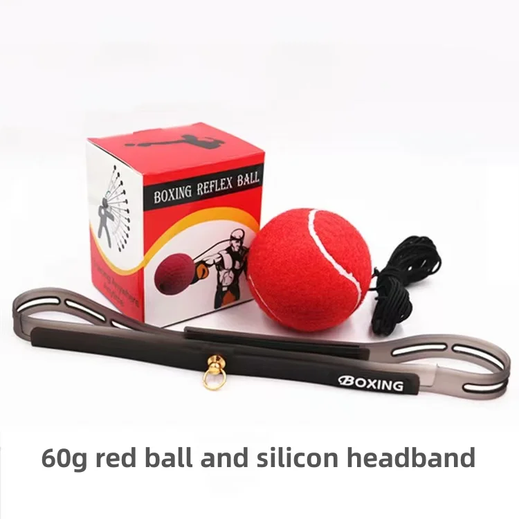 Boxing Reflex Ball Headband Set punching Ball on String Eye Coordination Speed Reaction set