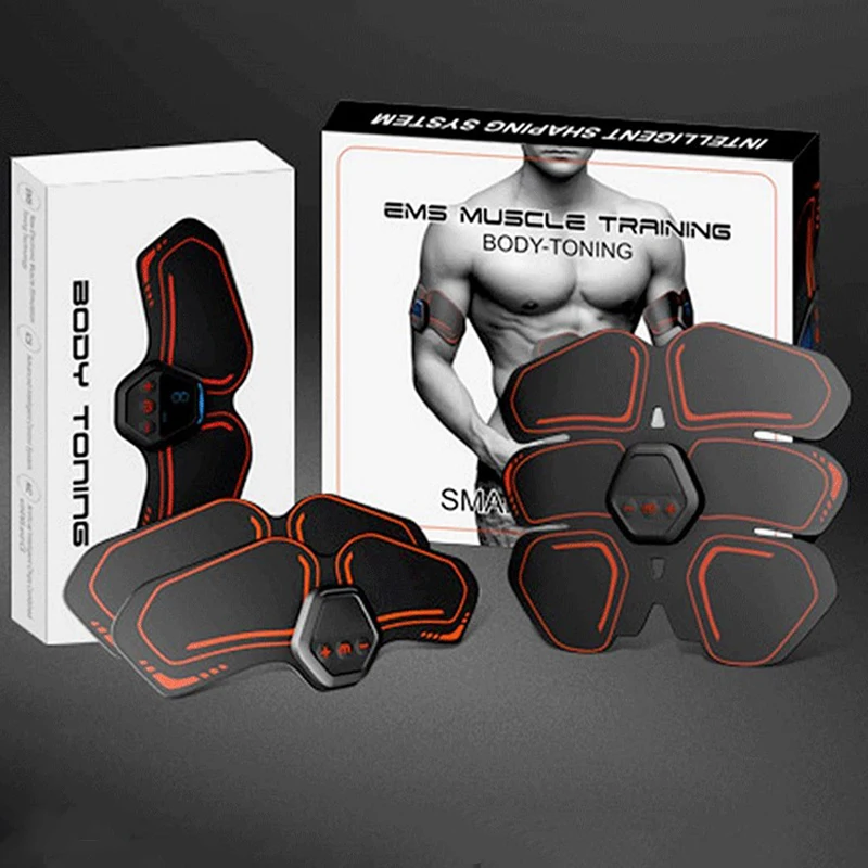 Six pack abs fitness electric muscle stimulation machine