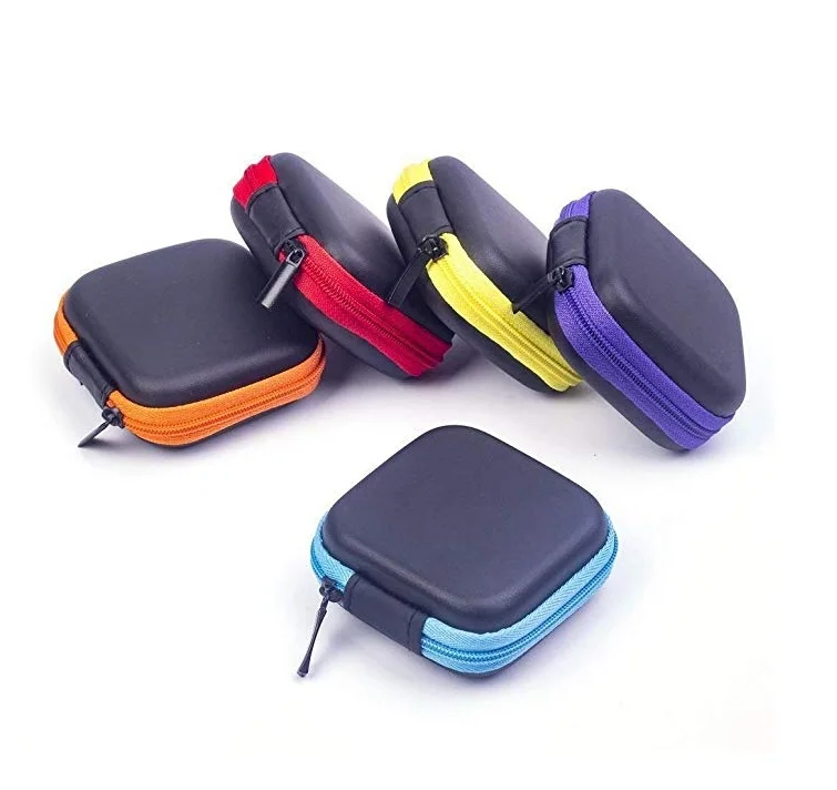 Custom Colorful Fashionable Carrying Storage Protective Travel Waterproof Hard EVA Case for Wire Earphone