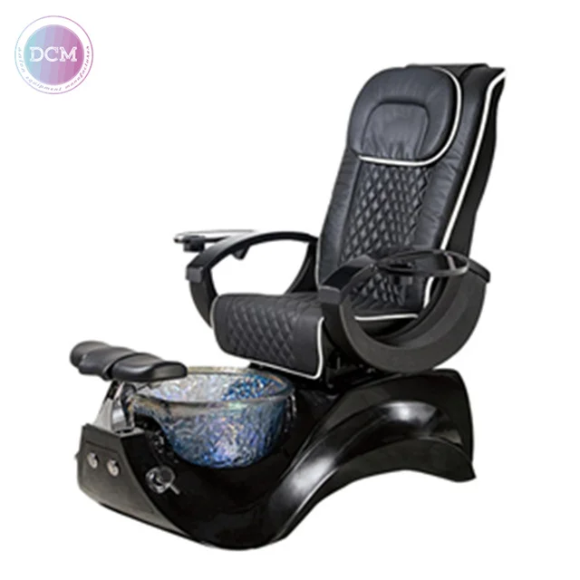 massage chair pedicure professional black modern pedicure chair for salon