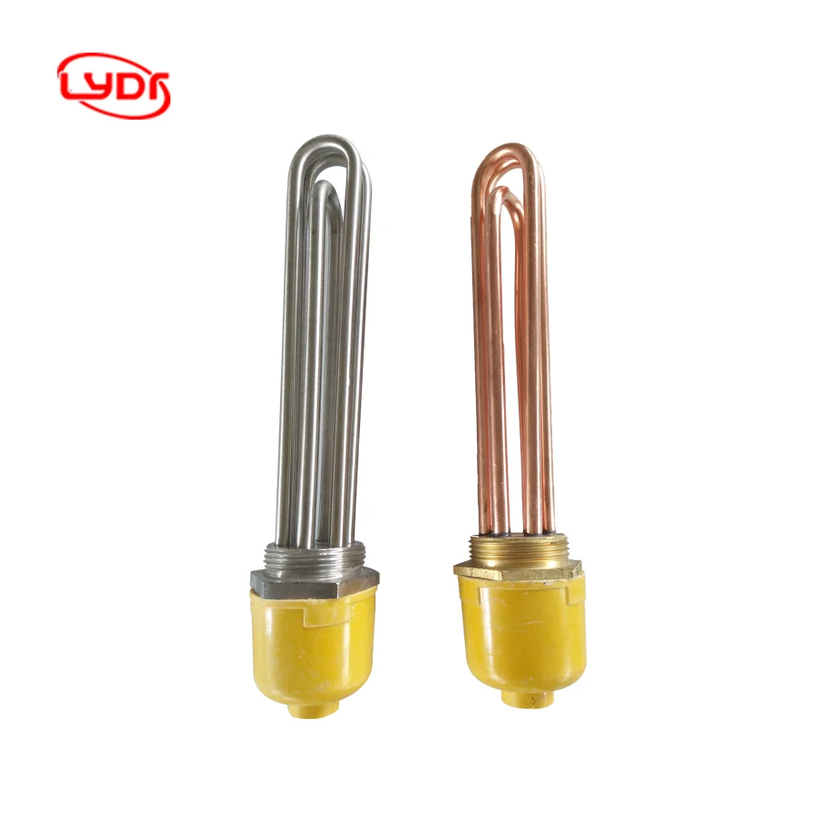 Factory production Multiple materials available 12 volt dc heating element Customizable power Flange heating tube