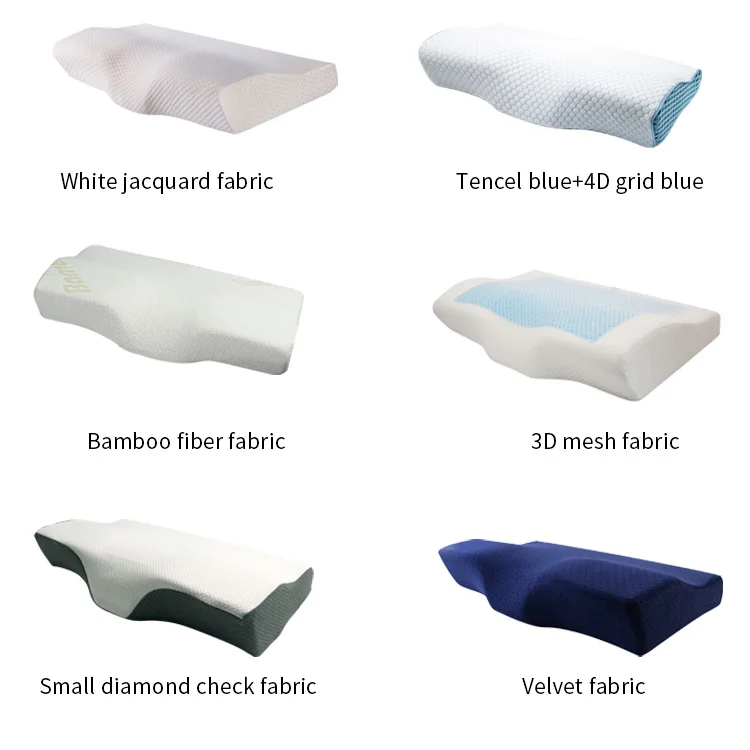 Neck profile Ergonomics Orthopaedics custom cervical spine bed memory foam pillow for comfortable sleep