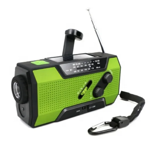 Hot outdoor portable multi function radio emergency charging solar radio with usb charging radio solar