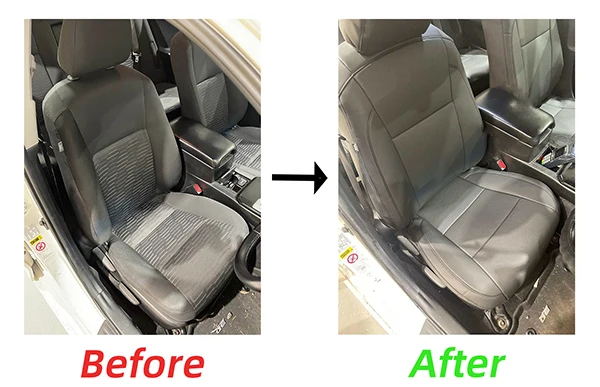 Leather Upholstery Kit Camry 7th Gen XV50 Custom Fit Car Seat Covers for Toyota camry 2012-2017 LHD