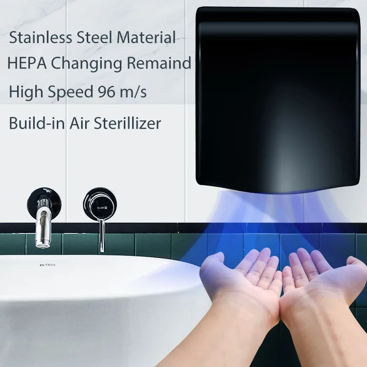 220V/110V mini hand dyer commerical brushed hand dryer