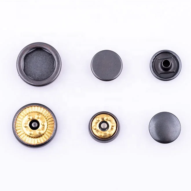 Press Snaps Fastener Custom Flat Cap Snap Button Charms 18mm Buttons Metal Zinc Alloy Round Nickel-free Eco-friendly Flatback