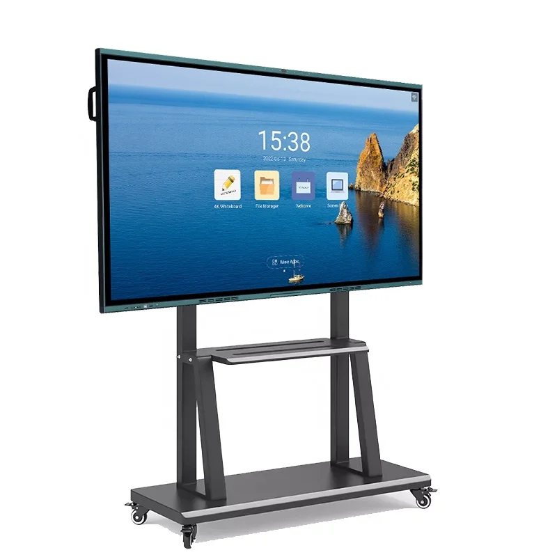 4K HD 55 65 75 86 Inch Touch screen Capacitive Interactive Board For Education Meeting Conference