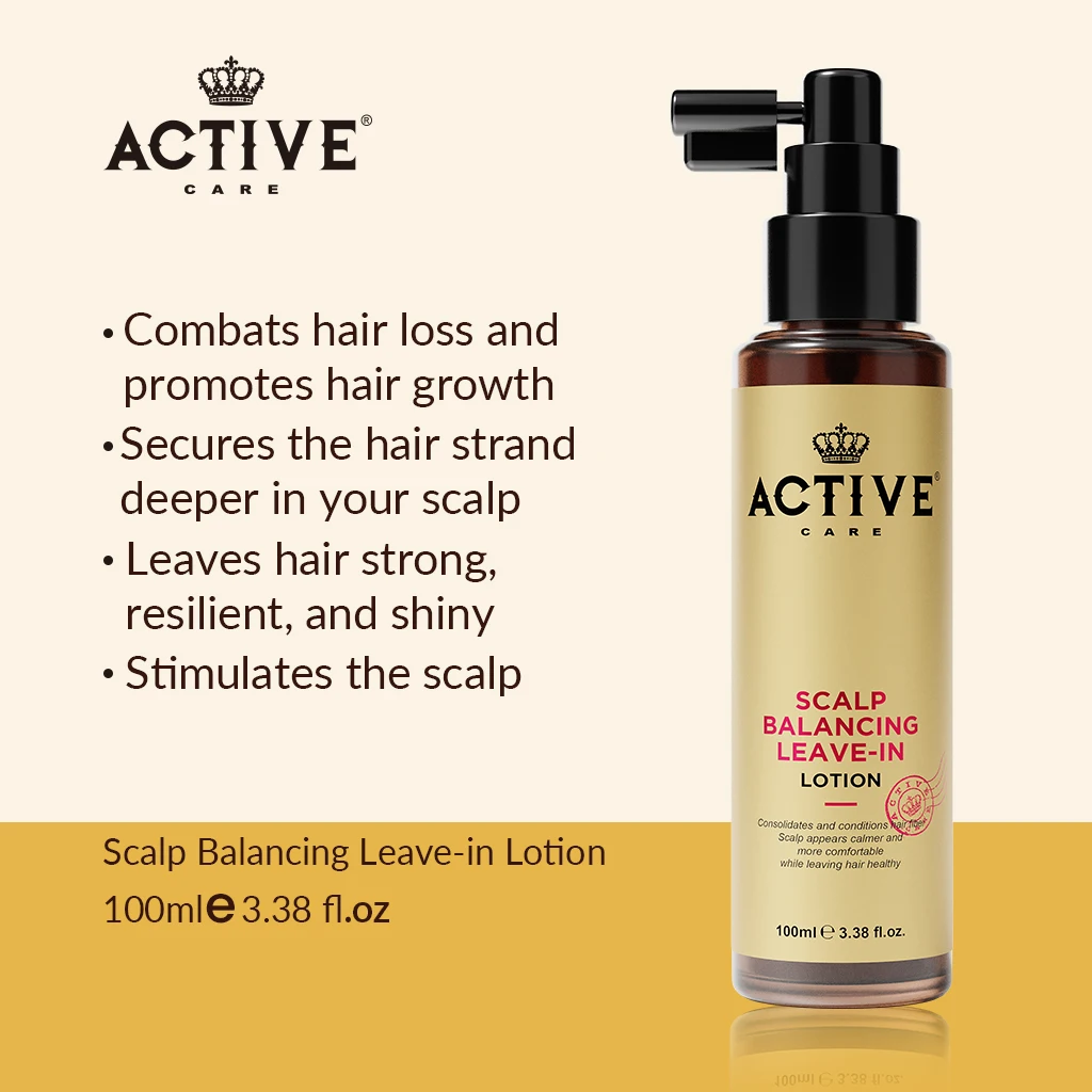 NEW Active-care Scalp Balancing Leave-in Lotion 100ml for  hair regrowth anti hair loss treatment