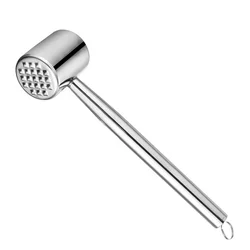 Amazon Hot Sale Stainless Steel 18/8  High Quality Meat Tenderizer Tools,Meat Hammer