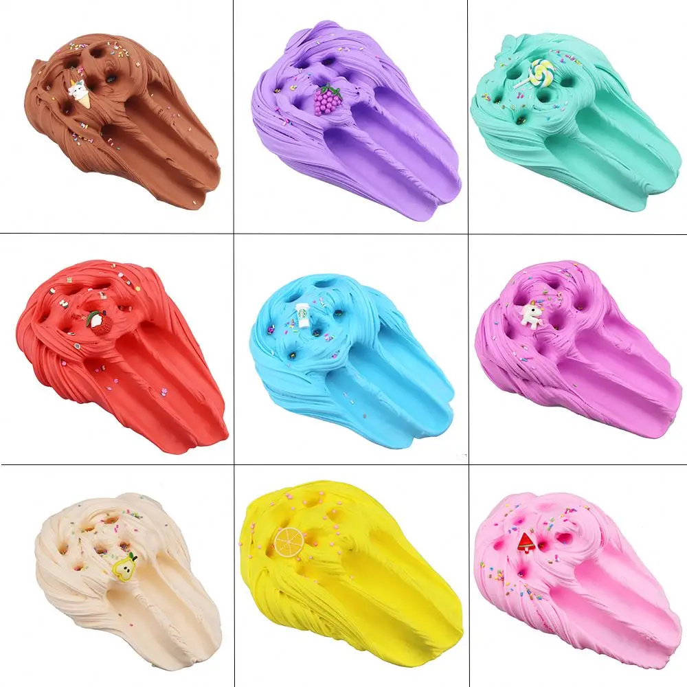 6 шт 9 пакет масло пушистый Slime набор еды Cotton Candy облако с