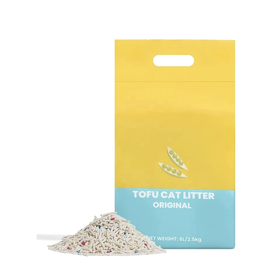 Manufacturer Price Natural Eco Friendly Flushable Fast Clumping Easy Scoop Soy Corn Tofu Cat Litter