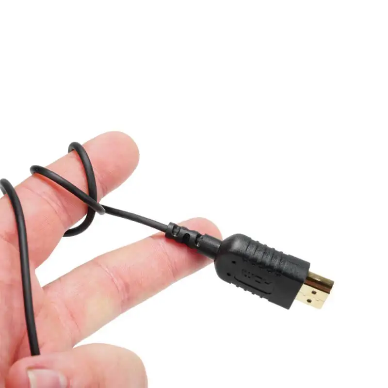 FARSINCE thinnest hdmi cable 40AWG coaxial cable ultra slim thin soft and flexible hdmi cable 2.5mm OD 4K@60hz
