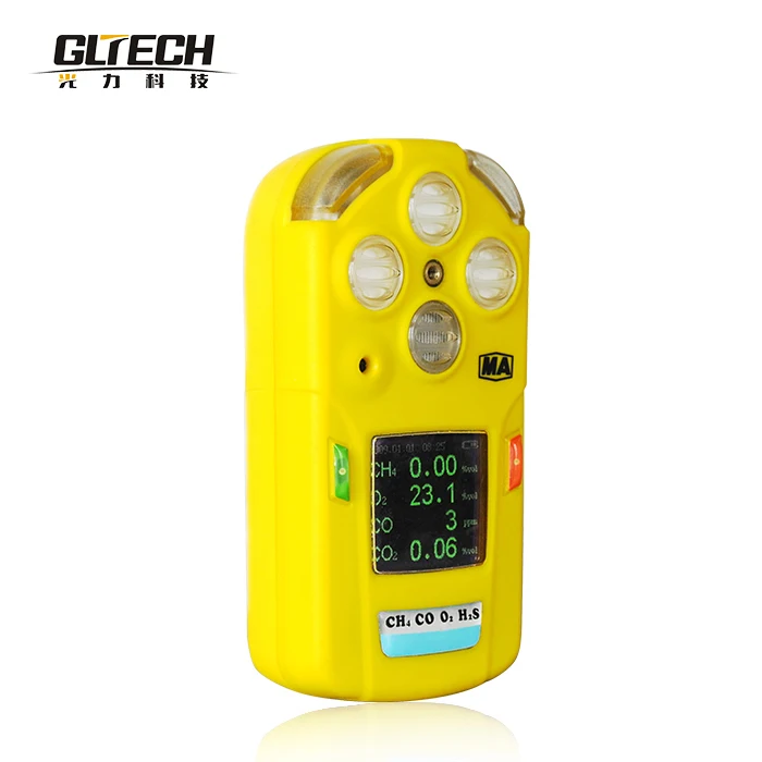 Portable Multi Gas Detector EX O2 H2S NO2 CH4 NO SO2 CL2 NH3 PH3 HCL O3 Carbon Dioxide CO CO2 Gas Detector
