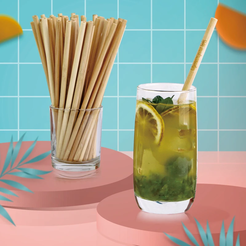 Hot Sale Disposable Bamboo Straws Bamboo Straw With Cheap Price