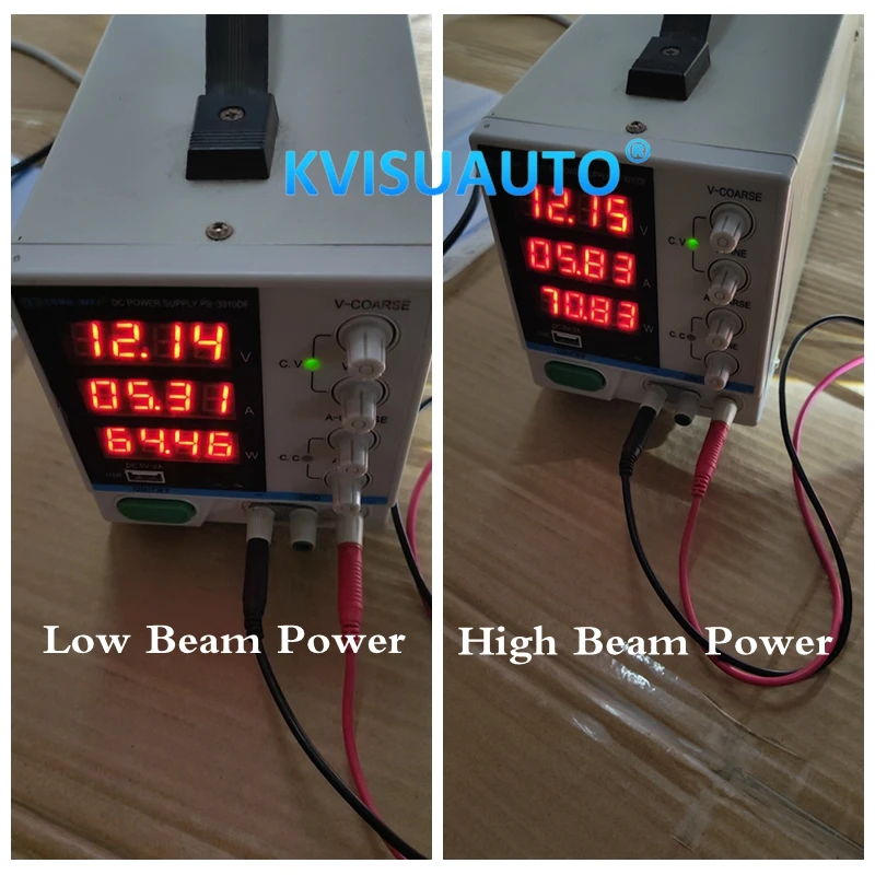 CQL KVISUAUTO R14 Double reflector 64w 70w 1.8 inch 2.0 inch 2.5 inch 3 inch bi led projector high clear blue lens