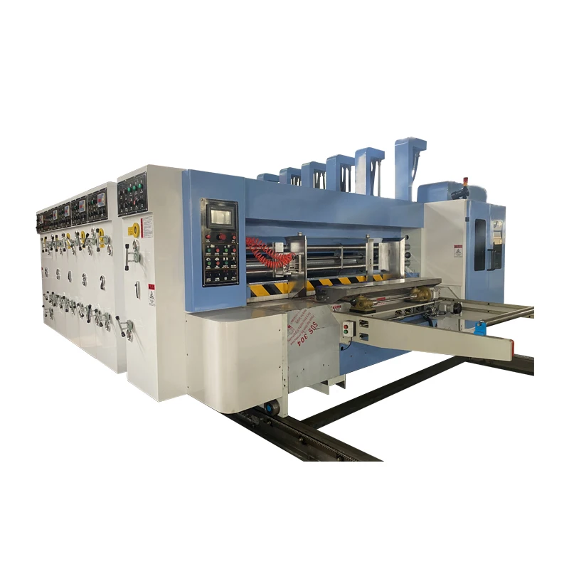 Full Automatic high Speed flexo printer slotter die cutting Carton printing machinery