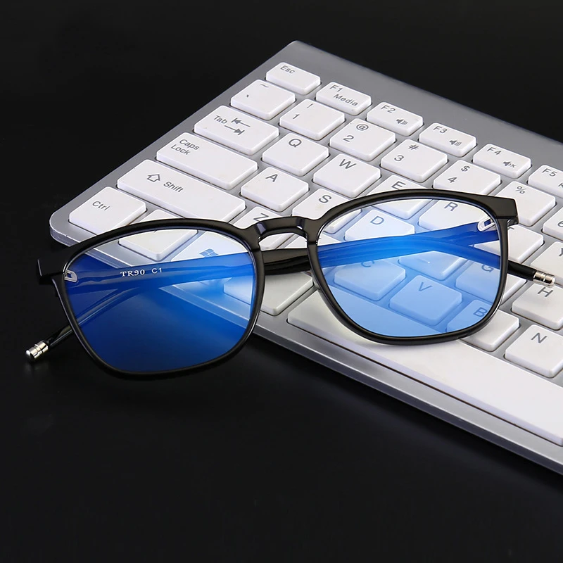 Очки Квадратные с защитой от синего света для мужчин и женщин