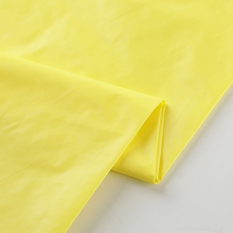 Ultra-thin glossy waterproof 100% nylon fabric down proof coat fabric for down jacket