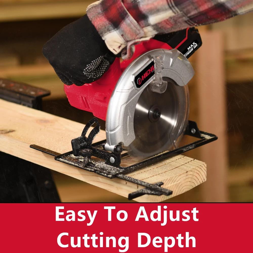 Hehui 20V Portable Wooden Hand Circular Saw Powerful Cordless Electric Wireless Circular Saw Table