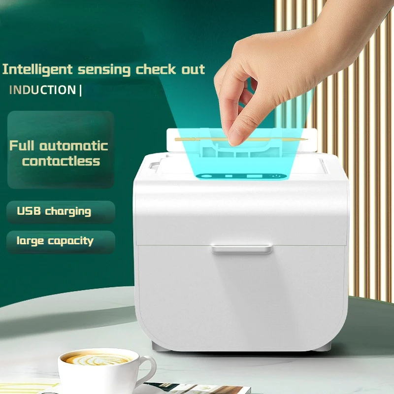 Customized Smart Toothpick Dispenser Infrared Sensor Toothpick Box Automatic Toothpick Holder