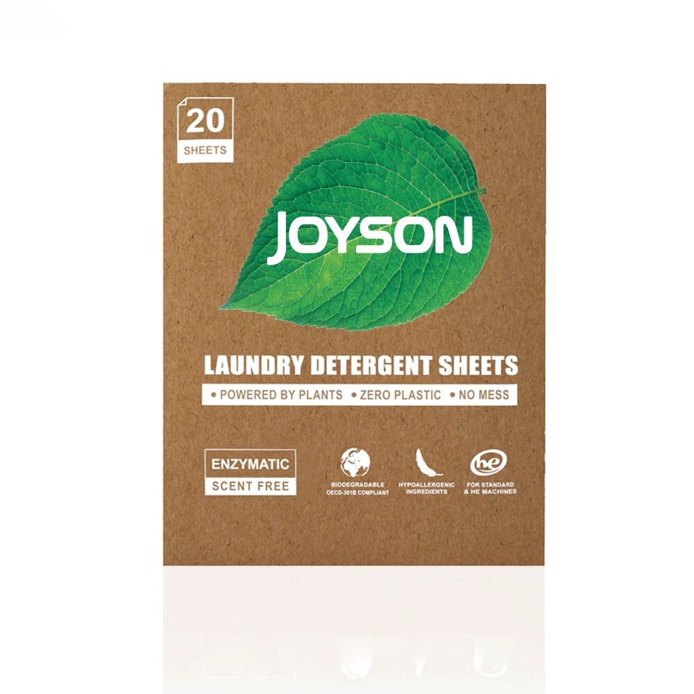 JS768 новый тренд растительный экстракт на основе биоразлагаемых эко-полосок стиральный порошок