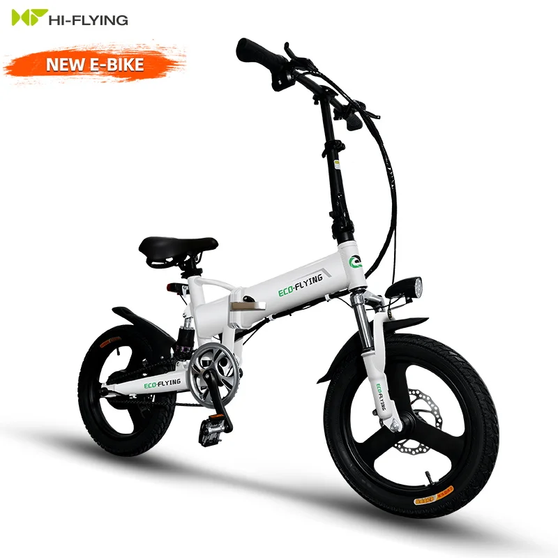 2020 Latest europe warehouse free shipping 250W 16 inch Range 45KM adult detachable foldable electric bike bicycle