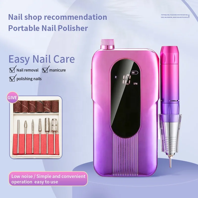 US Nail Supply Crazy on This Cordless Rechargeable Portable Desktop Nail Drill Machine with 35000 rpm electric nail drill E file