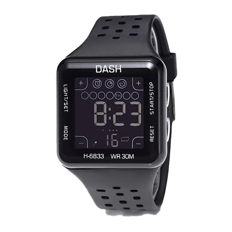 DASH 6833 black screen and white screen high quality  waterproof  watches wrist