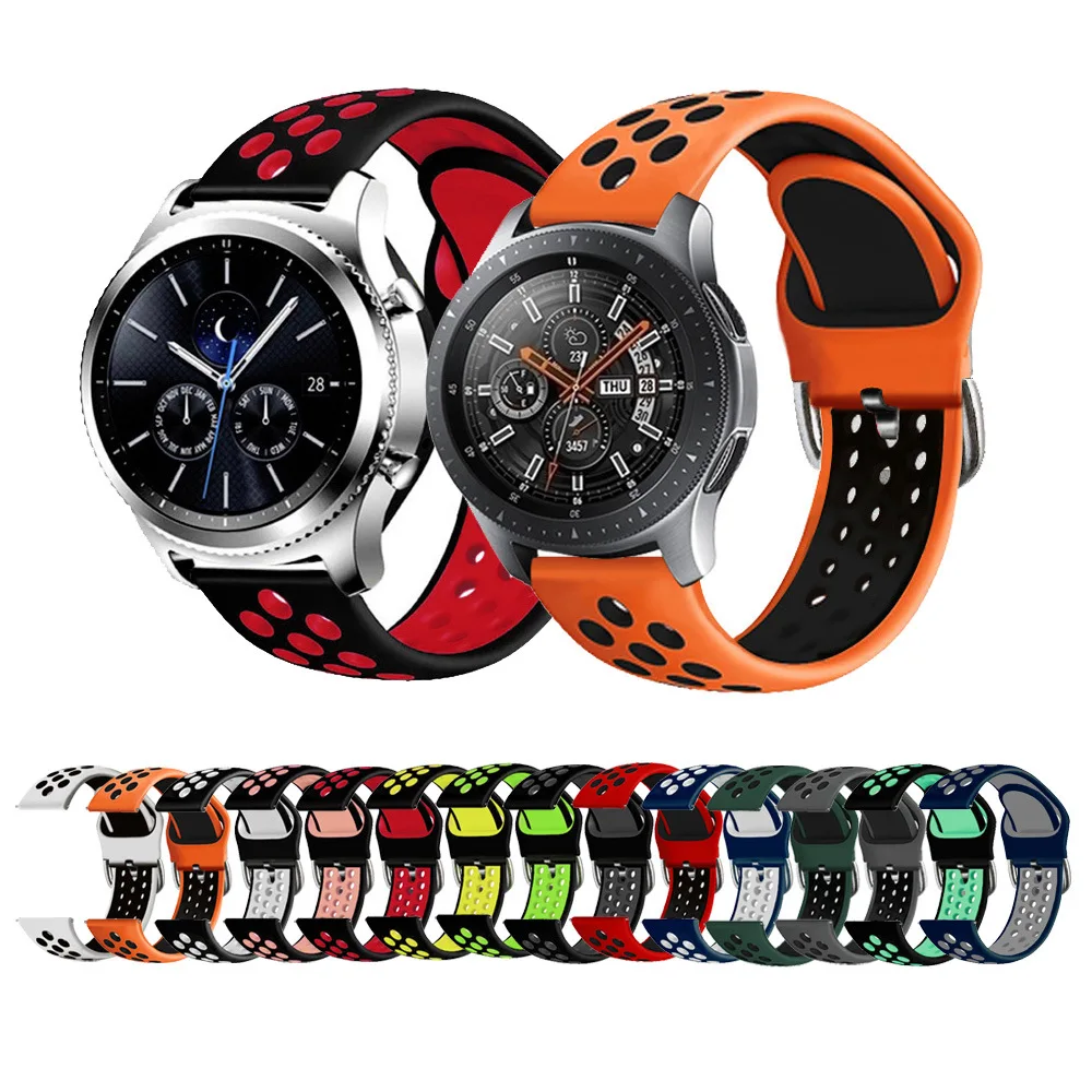 Watch Band 22mm Silicone Strap For Huawei GT 2 2E GT2 Pro Watch Strap Replacements Honor Magic 1 2 46mm Watch Mens Strap
