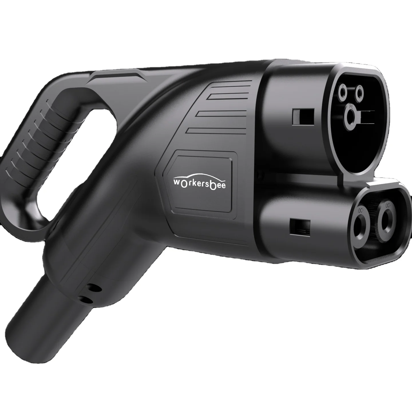 Workersbee 125A CCS2 DC Fast Ev Charger CCS Combo 2 Connector without Cable Electrical Plug White or Black 1 Year,3months-1year