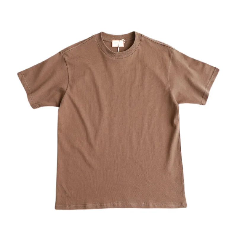 100% Cotton Print Your Brand Logo Organic  Quick Drying Unisex Graphic Factory Blank Plain Hem O Neck Men T Shirt